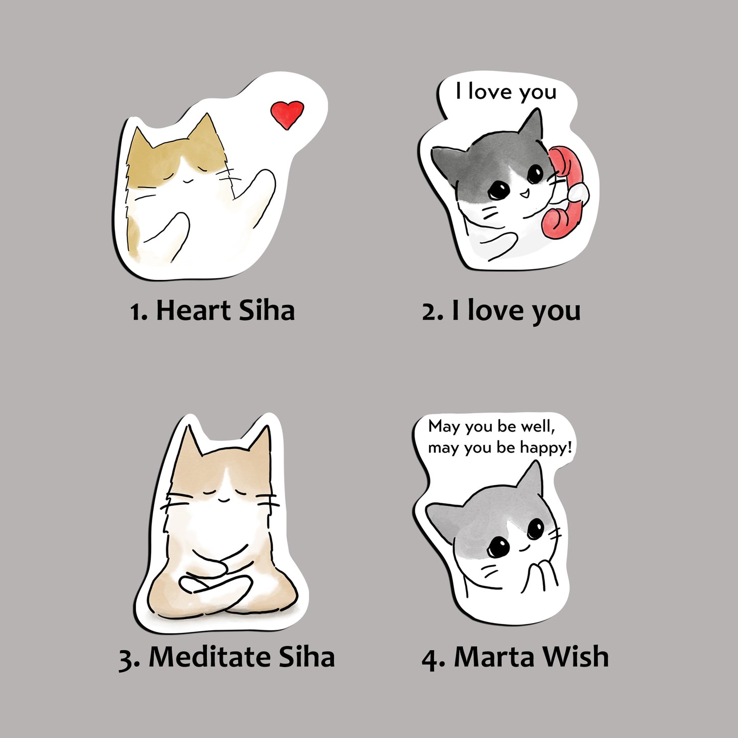 Siha the Wise Die-Cut Stickers