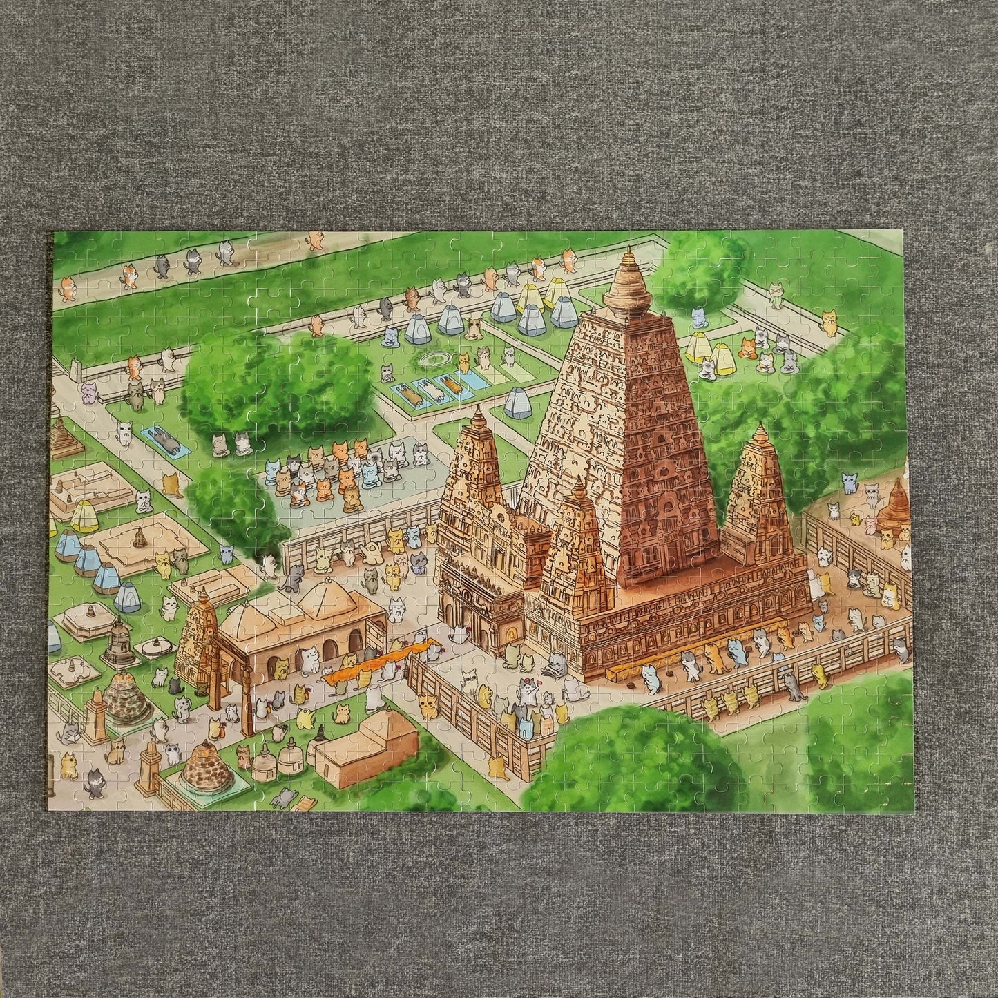 Jigsaw Puzzle: Mahabodhi Temple UNESCO World Heritage