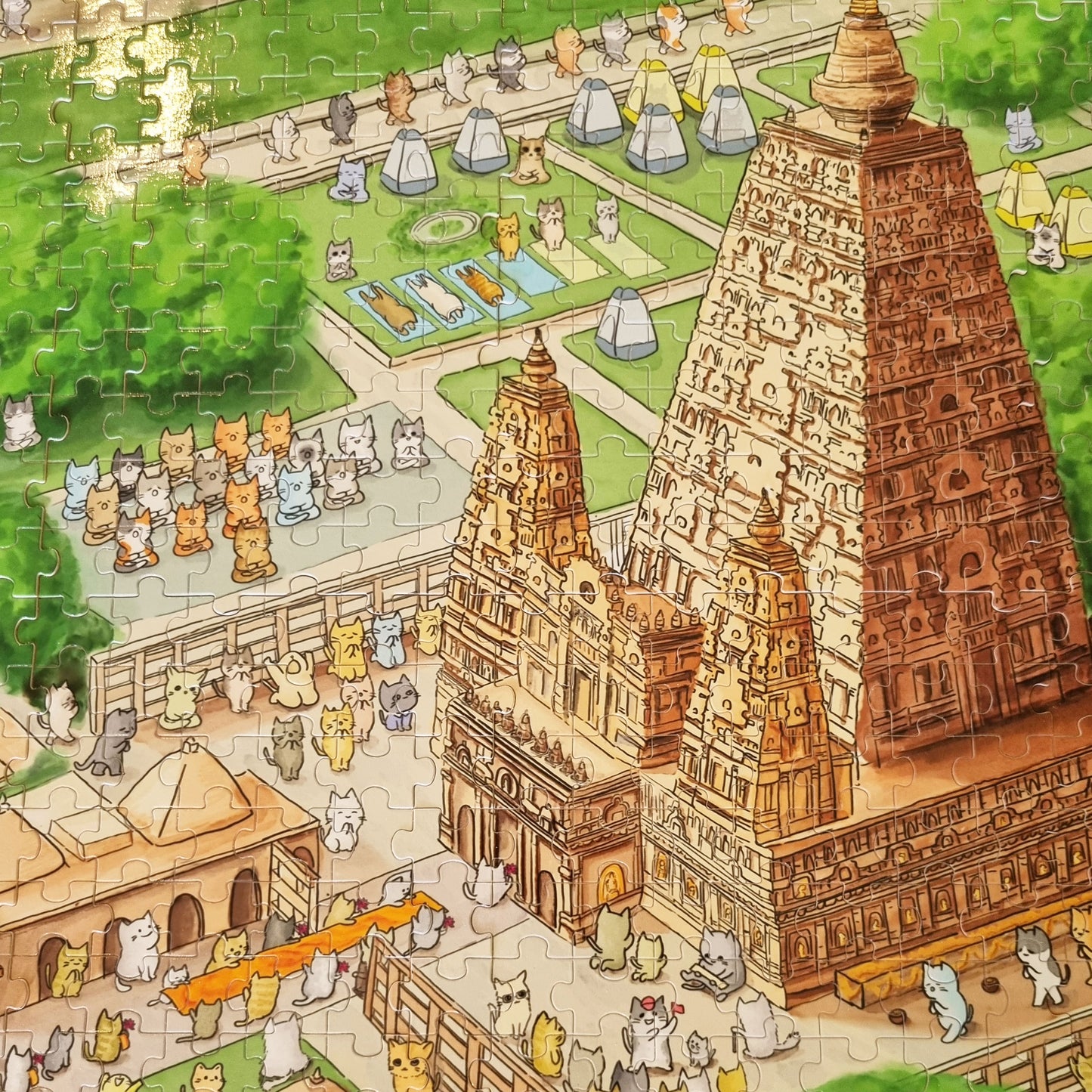 Jigsaw Puzzle: Mahabodhi Temple UNESCO World Heritage