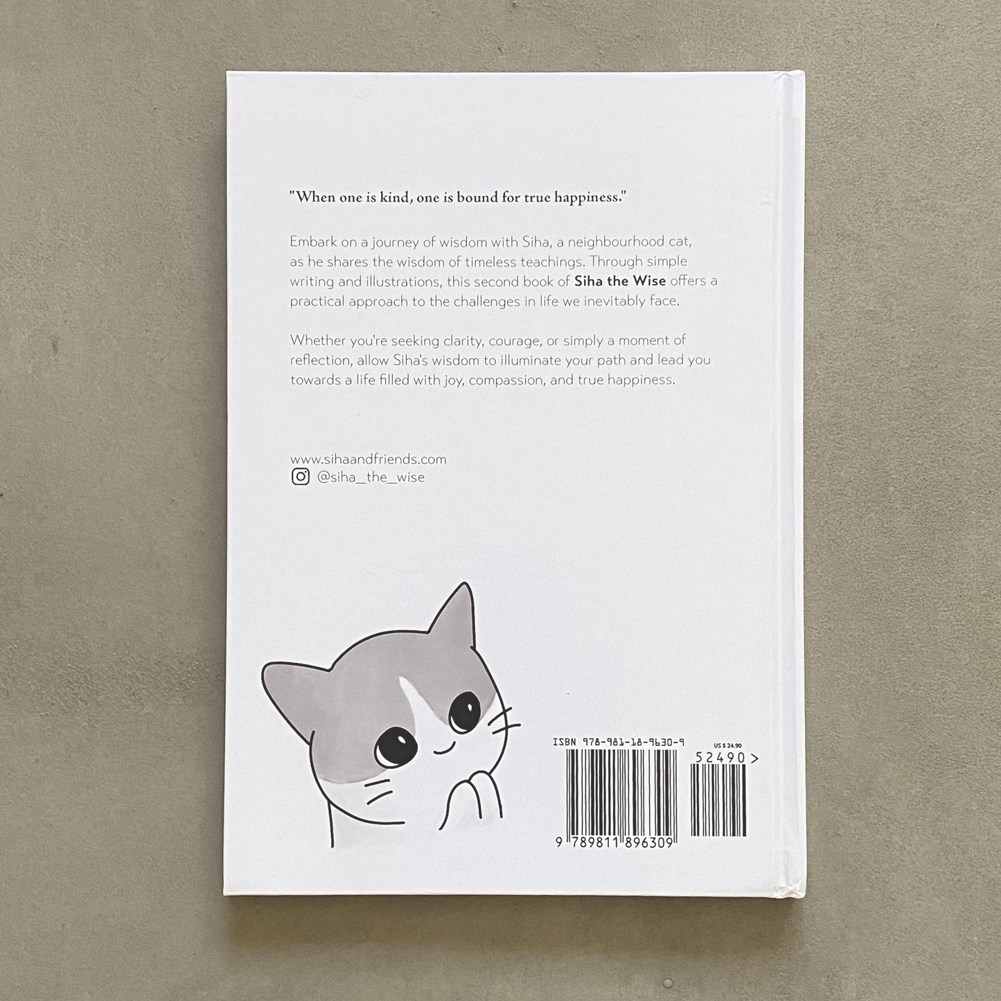 Book: (new!) Siha the Wise BOOK 2 - An illustrated guide on Spiritual Happiness taught by a neighborhood cat