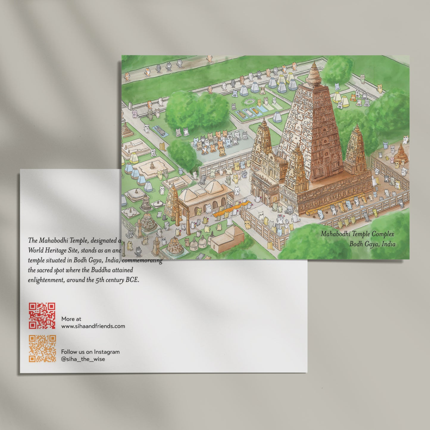 Postcards - MahaBodhi Temple