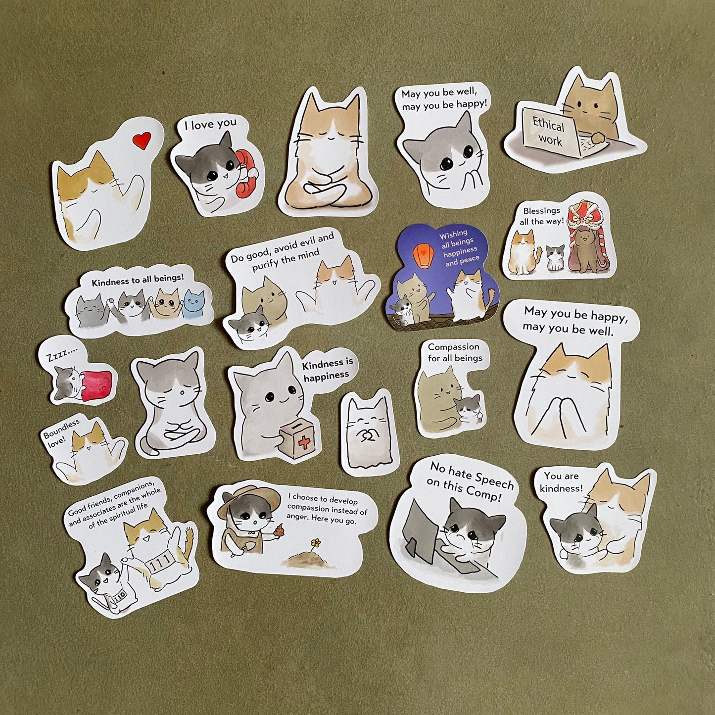 Siha the Wise Die-Cut Stickers