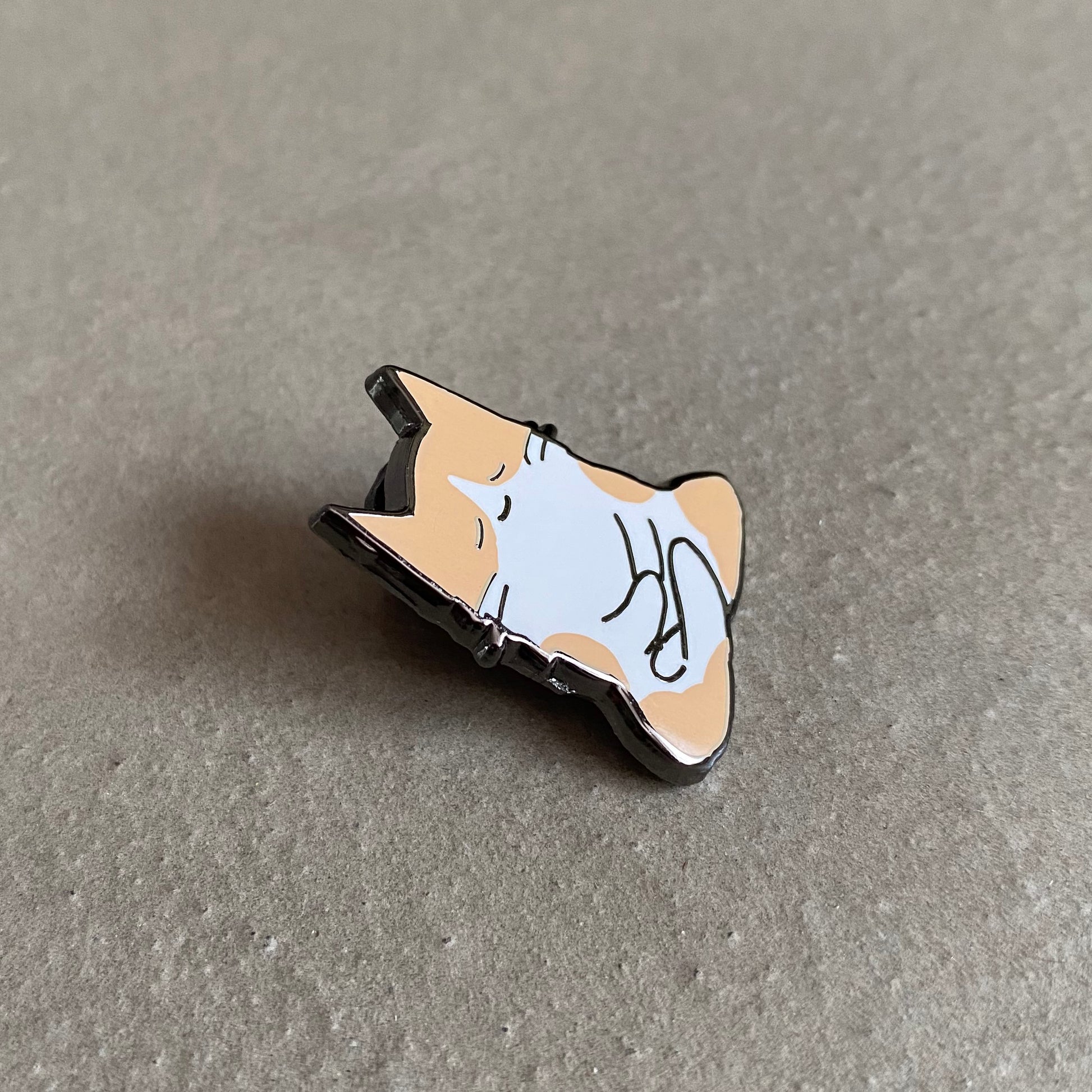 Siha the wise meditation pin sideview